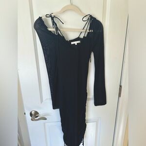 Never worn Mesh sleeve black More to Come dress from Revolve XS